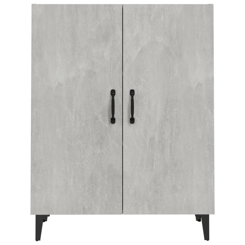Komoda siva boja betona 70x34x90 cm od konstruiranog drva