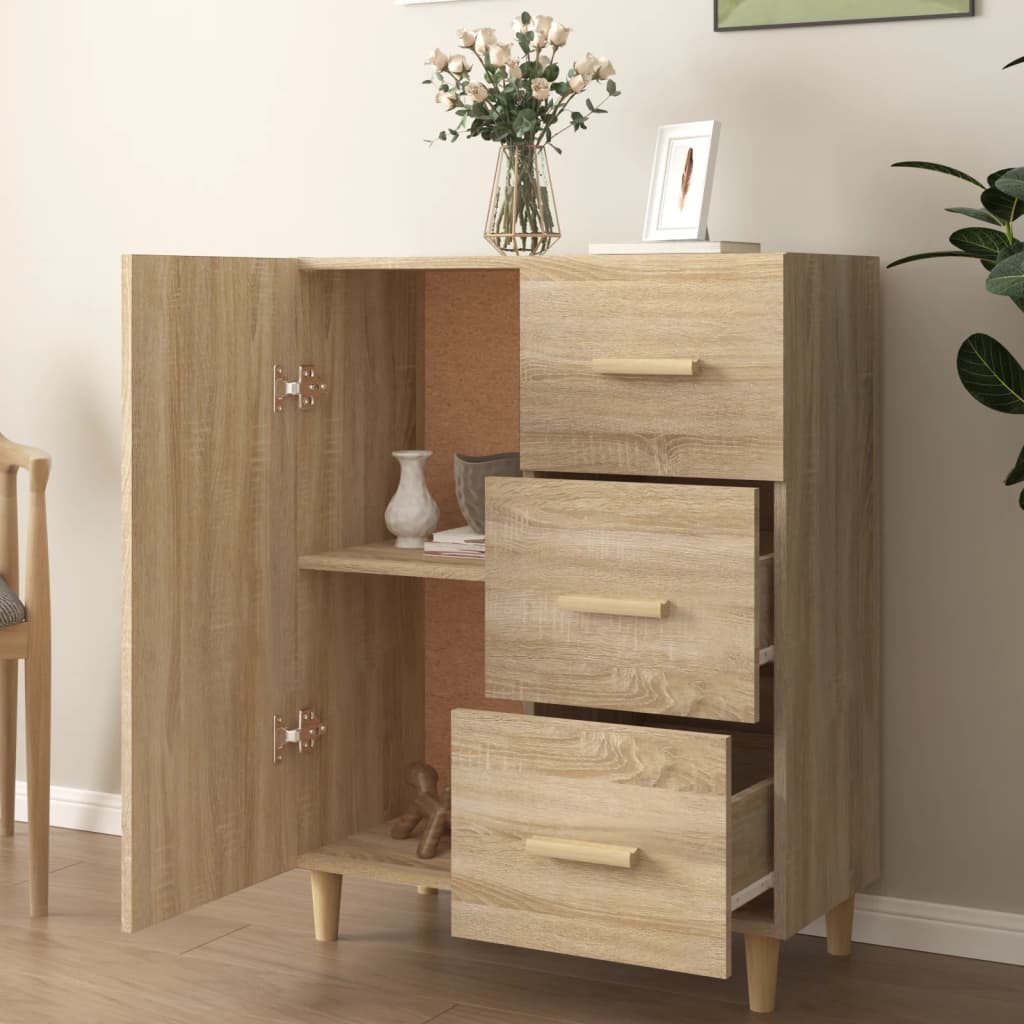 Komoda boja hrasta sonome 69,5x34x90 cm od konstruiranog drva