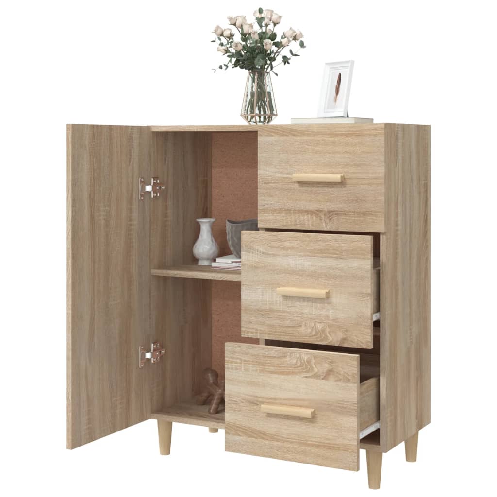 Komoda boja hrasta sonome 69,5x34x90 cm od konstruiranog drva