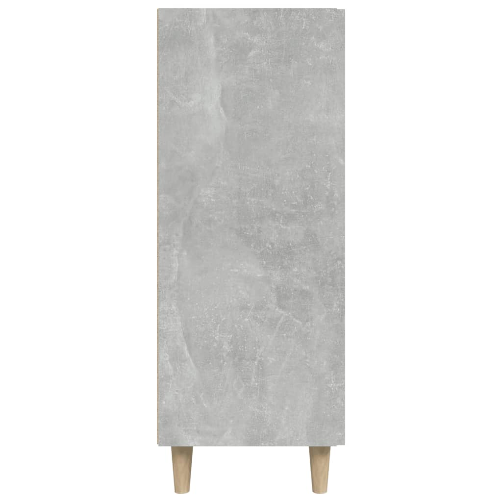 Komoda siva boja betona 69,5x34x90 cm od konstruiranog drva