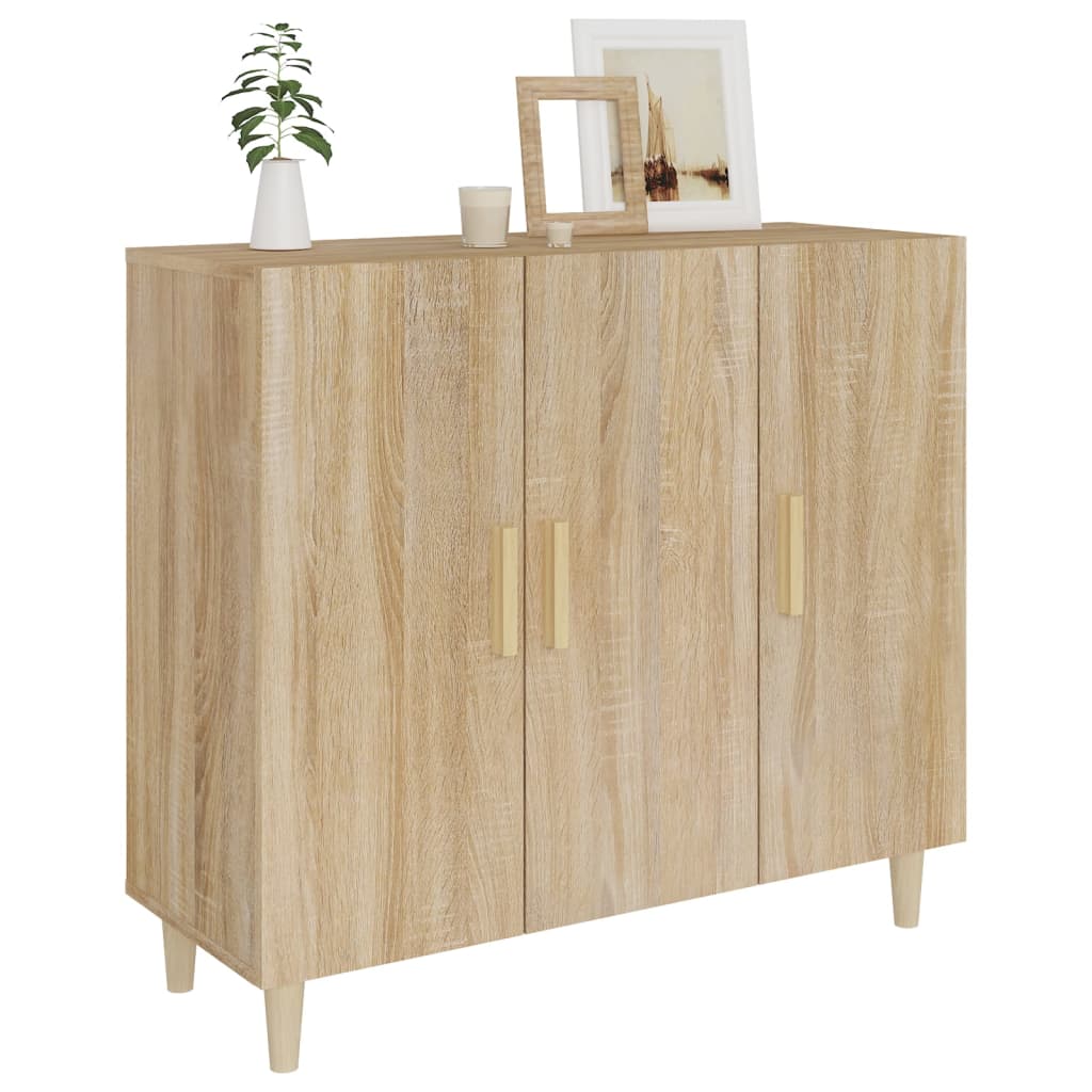 Komoda boja hrasta sonome 90x34x80 cm od konstruiranog drva