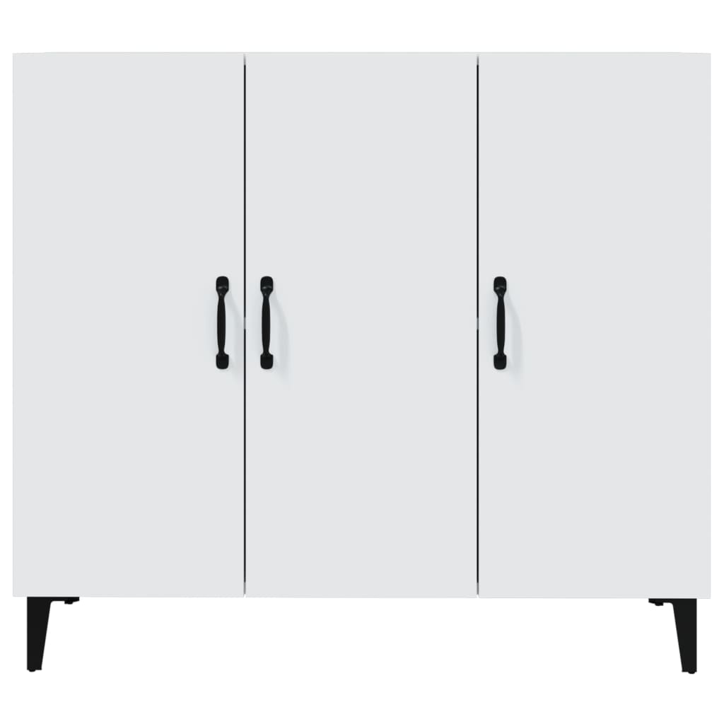 Komoda bijela 90x34x80 cm od konstruiranog drva