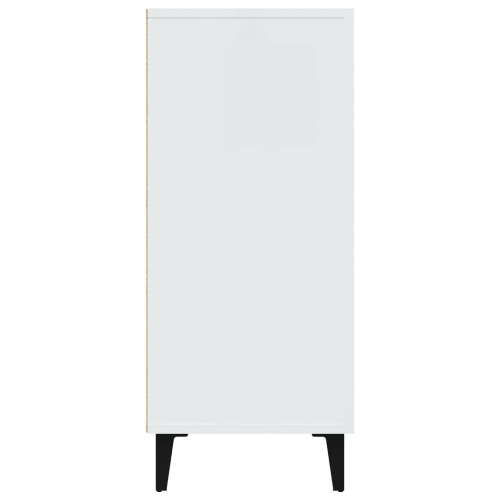 Komoda bijela 90x34x80 cm od konstruiranog drva