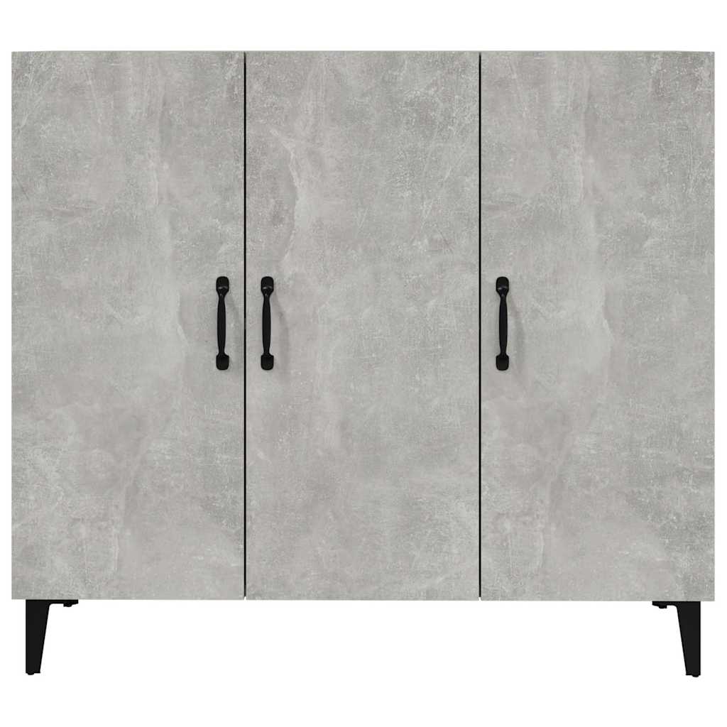 Komoda siva boja betona 90x34x80 cm od konstruiranog drva