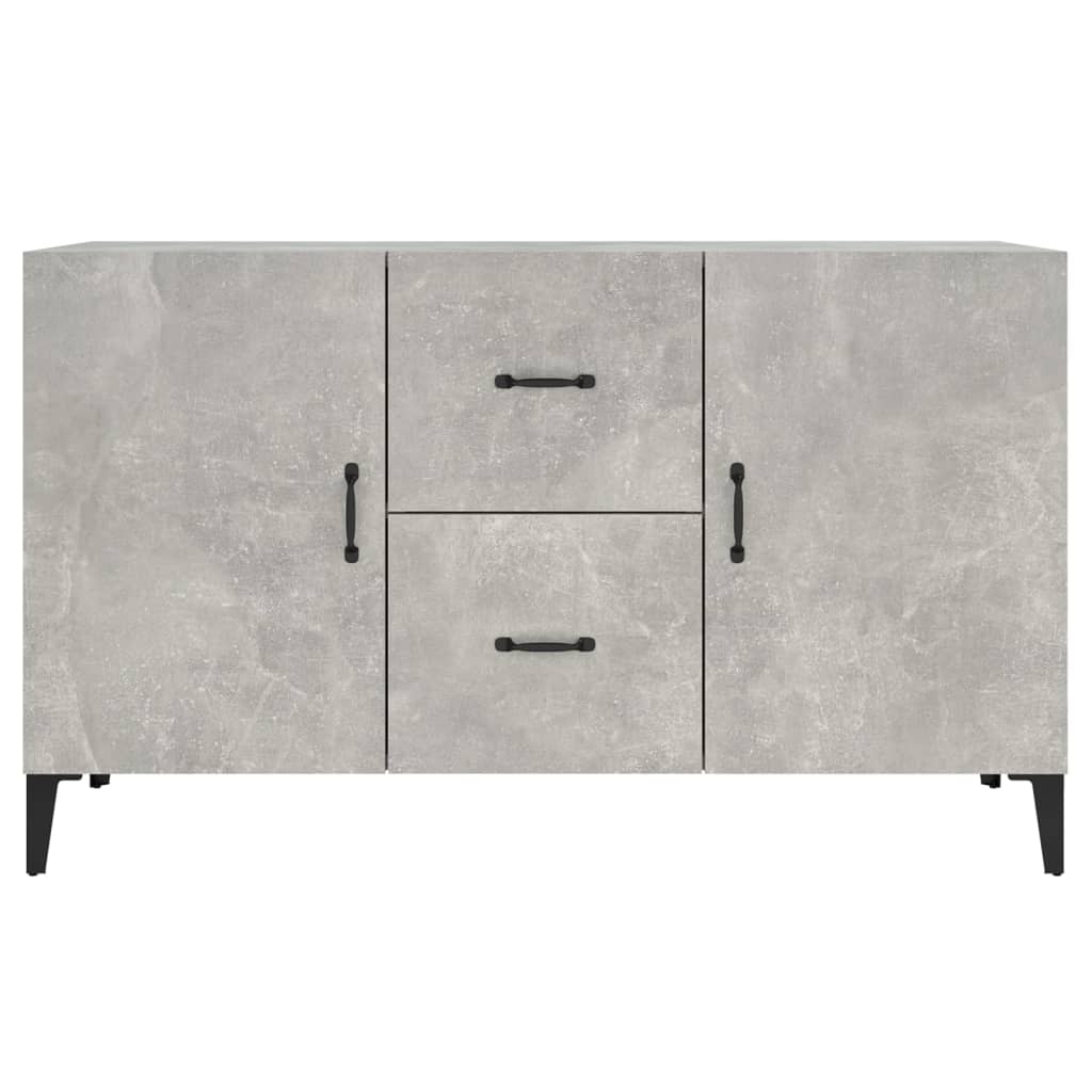 Komoda siva boja betona 100x36x60 cm od konstruiranog drva