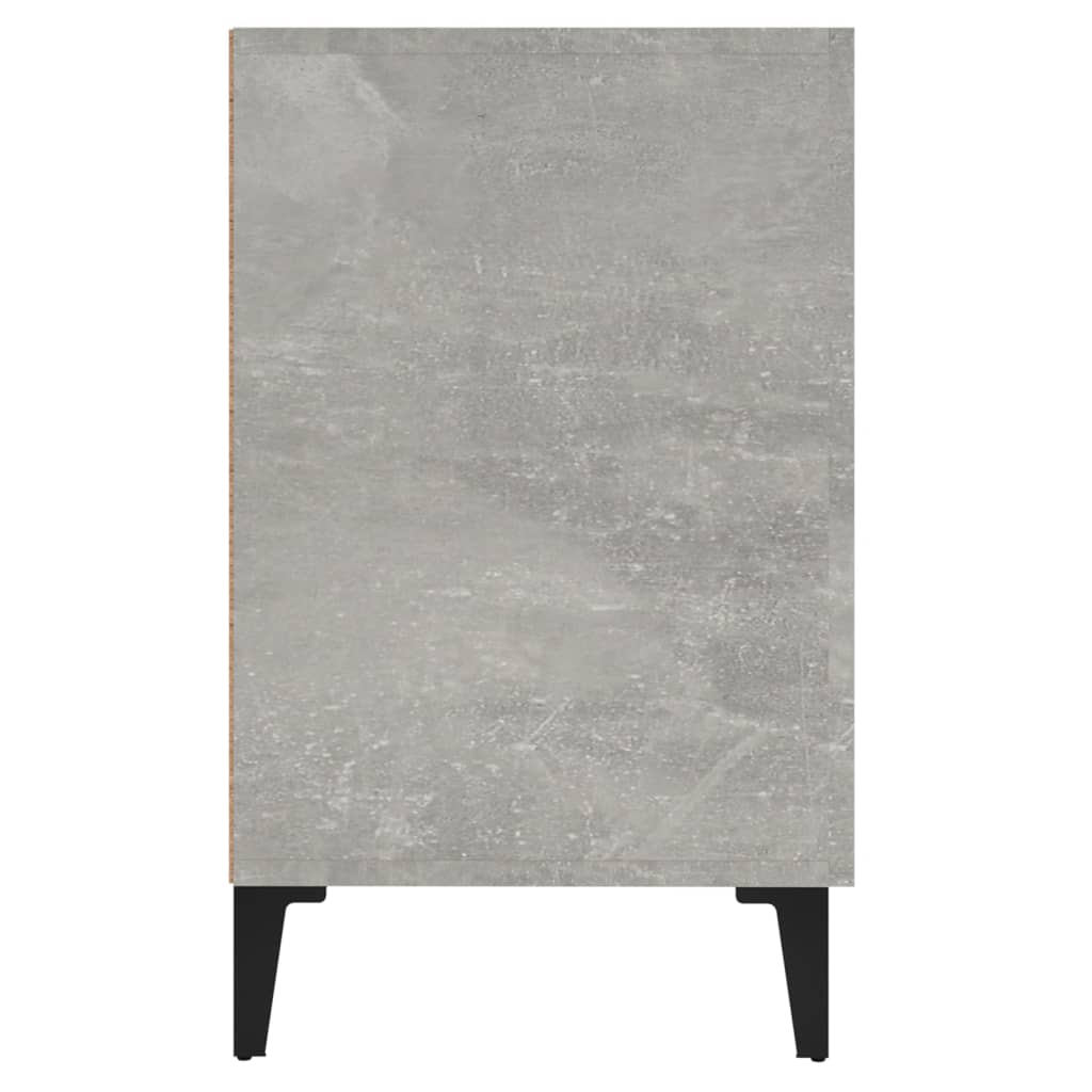 Komoda siva boja betona 100x36x60 cm od konstruiranog drva