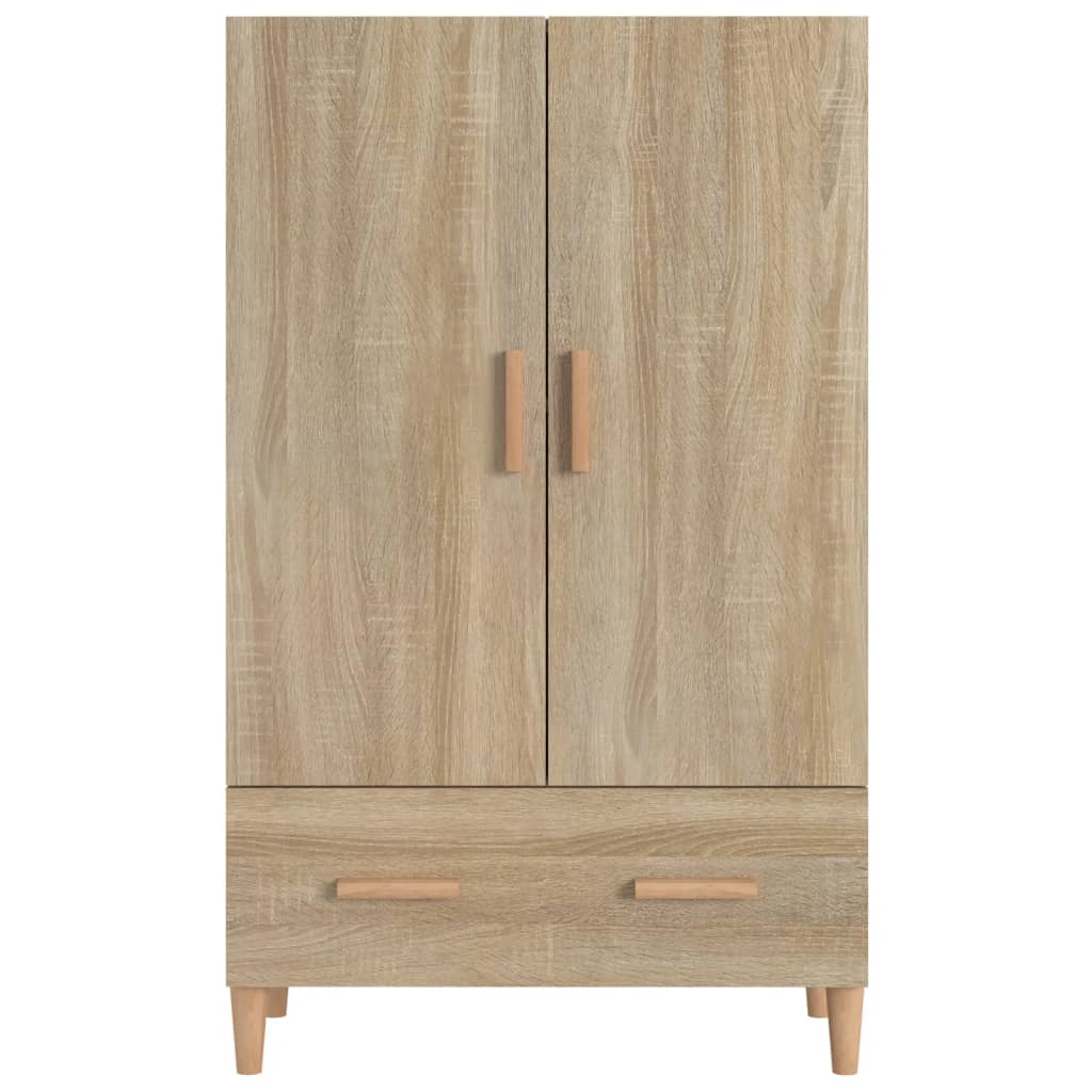 Visoka komoda boja hrasta sonome 70x31x115 cm konstruirano drvo