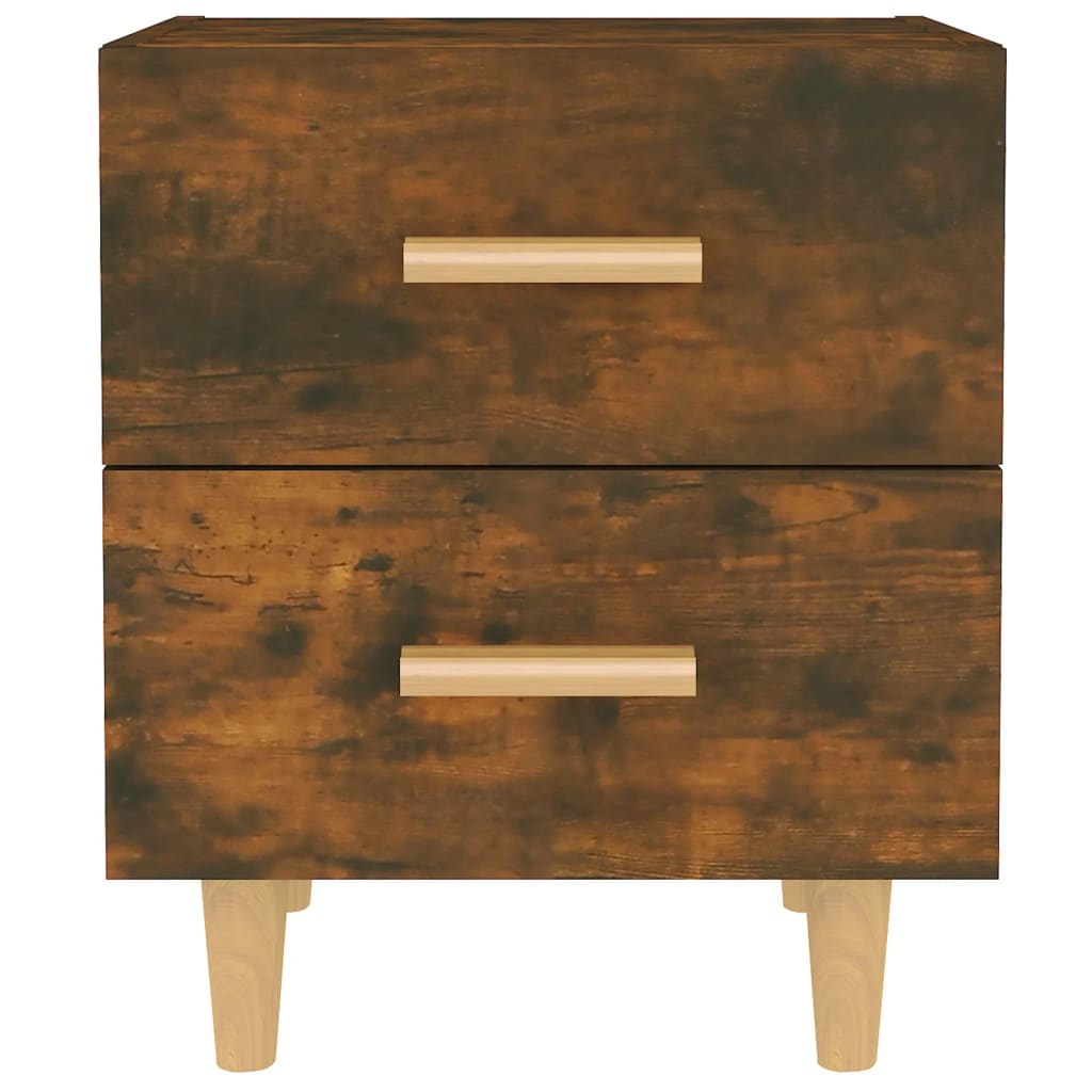 Noćni ormarići 2 kom boja dimljenog hrasta 40 x 35 x 47,5 cm