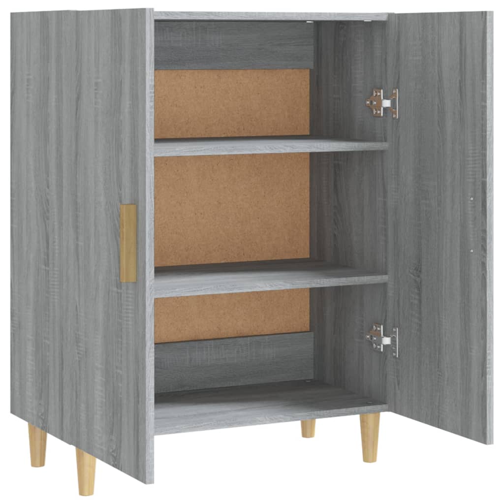 Komoda boja siva sonome 70x34x90 cm od konstruiranog drva