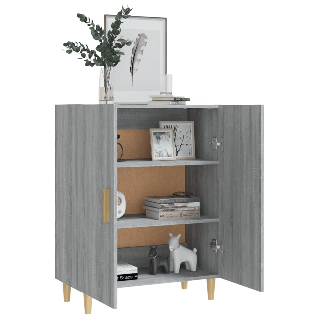 Komoda boja siva sonome 70x34x90 cm od konstruiranog drva