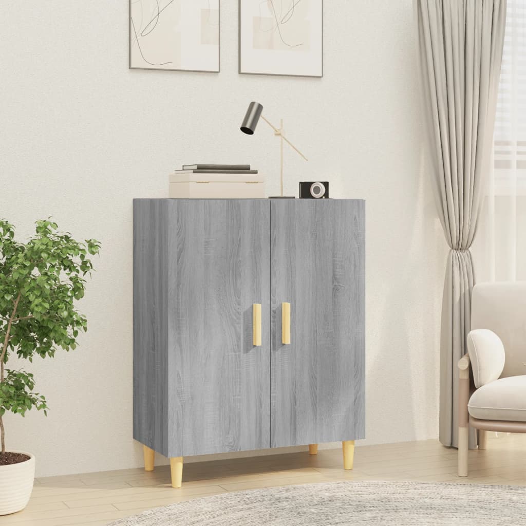 Komoda boja siva sonome 70x34x90 cm od konstruiranog drva