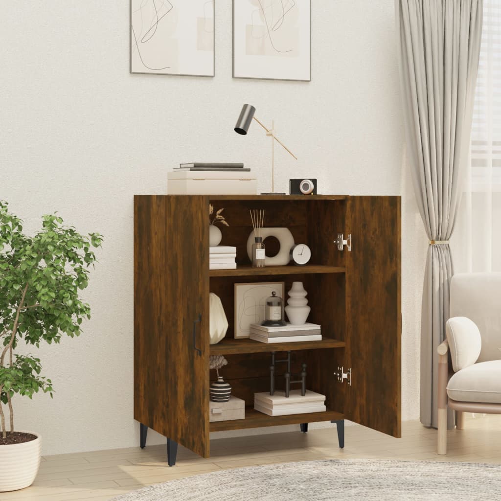 Komoda boja dimljenog hrasta 70x34x90 cm od konstruiranog drva