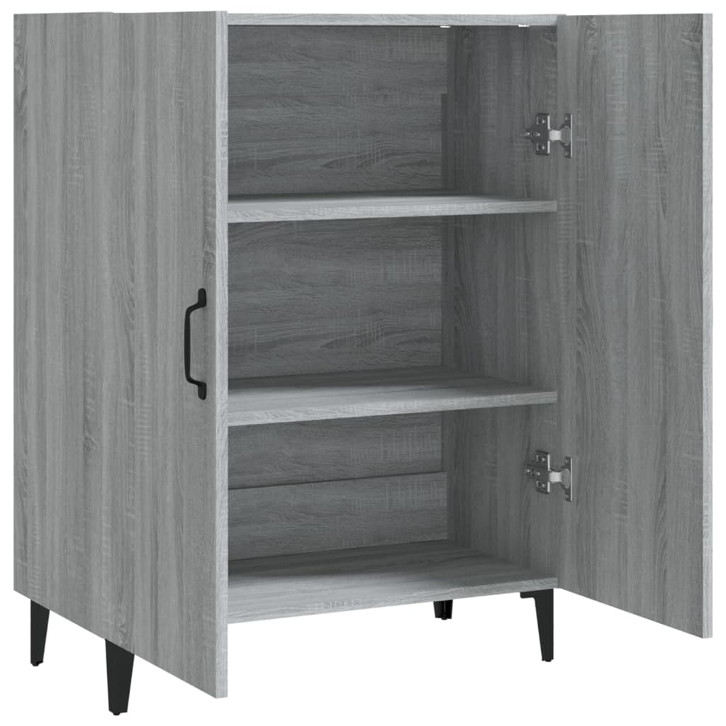 Komoda boja siva sonome 70x34x90 cm od konstruiranog drva