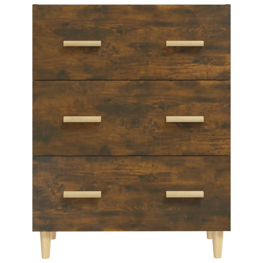 Komoda boja dimljenog hrasta 70x34x90 cm od konstruiranog drva