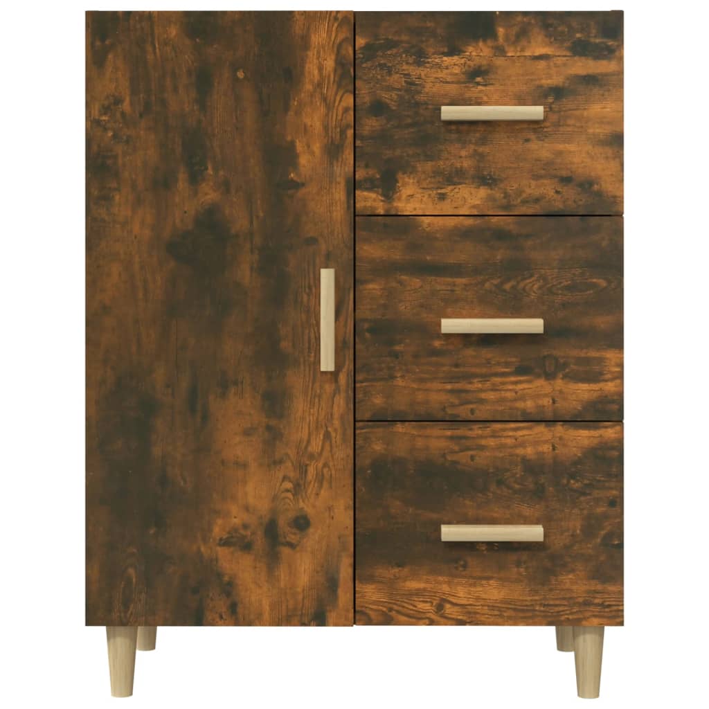 Komoda boja dimljenog hrasta 69,5x34x90 cm konstruirano drvo