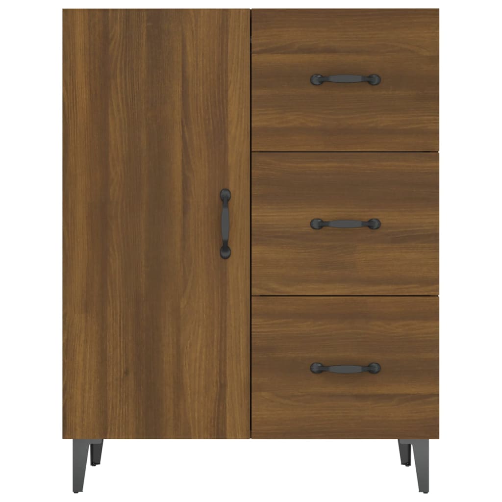 Komoda boja smeđeg hrasta 69,5x34x90 cm od konstruiranog drva