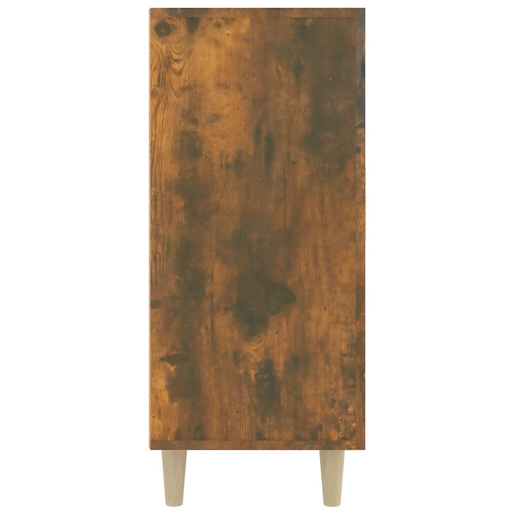 Komoda boja dimljenog hrasta 90 x 34 x 80 cm konstruirano drvo