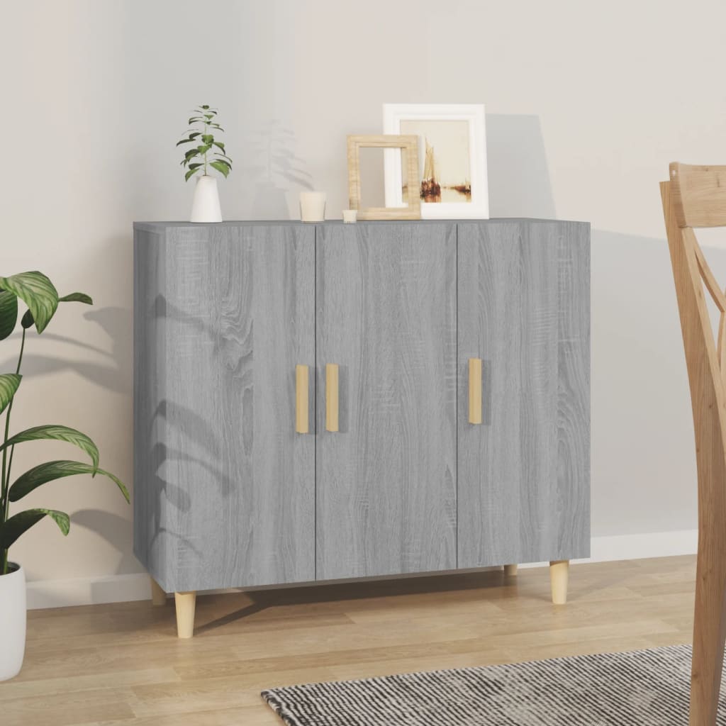Komoda boja hrasta sonome 90 x 34 x 80 cm konstruirano drvo