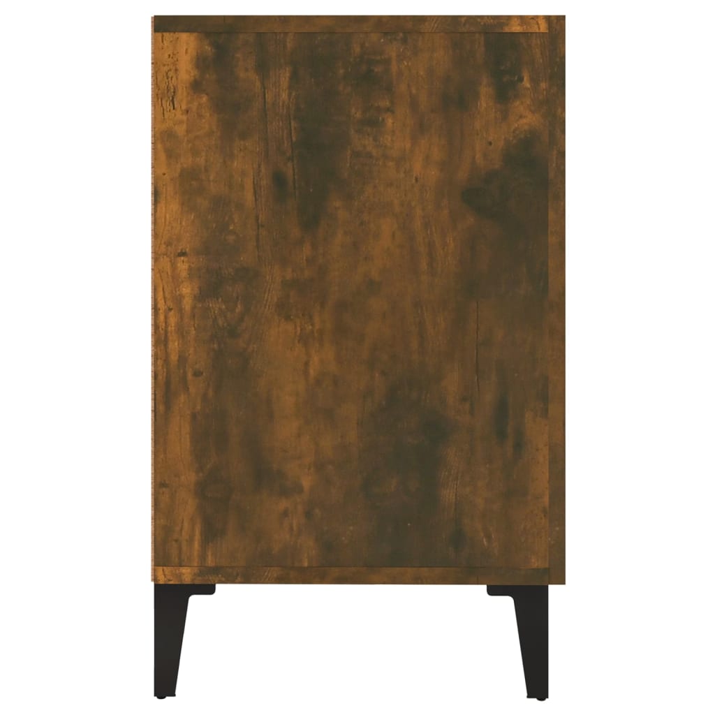 Komoda boja dimljenog hrasta 100 x 36 x 60 cm konstruirano drvo