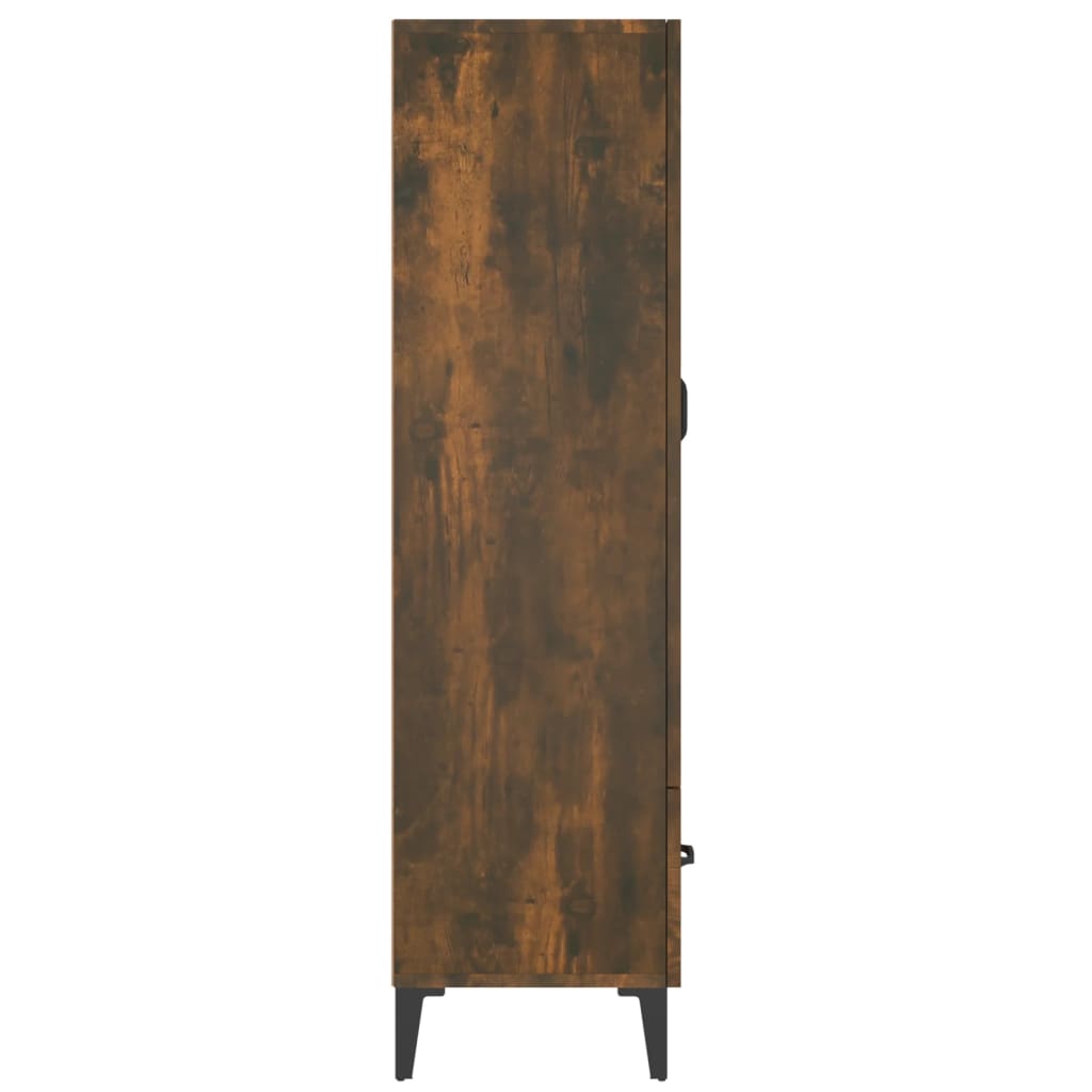 Komoda boja dimljenog hrasta 70 x 31 x 115 cm konstruirano drvo