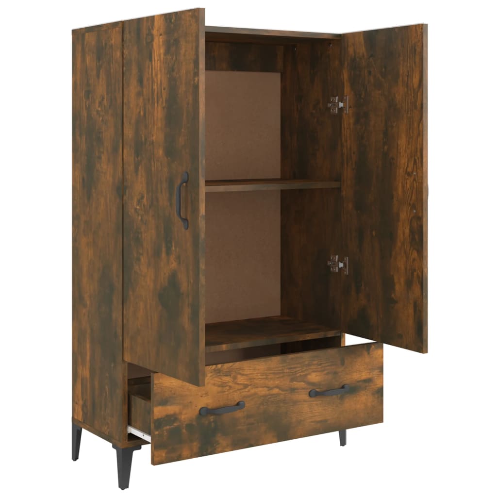 Komoda boja dimljenog hrasta 70 x 31 x 115 cm konstruirano drvo