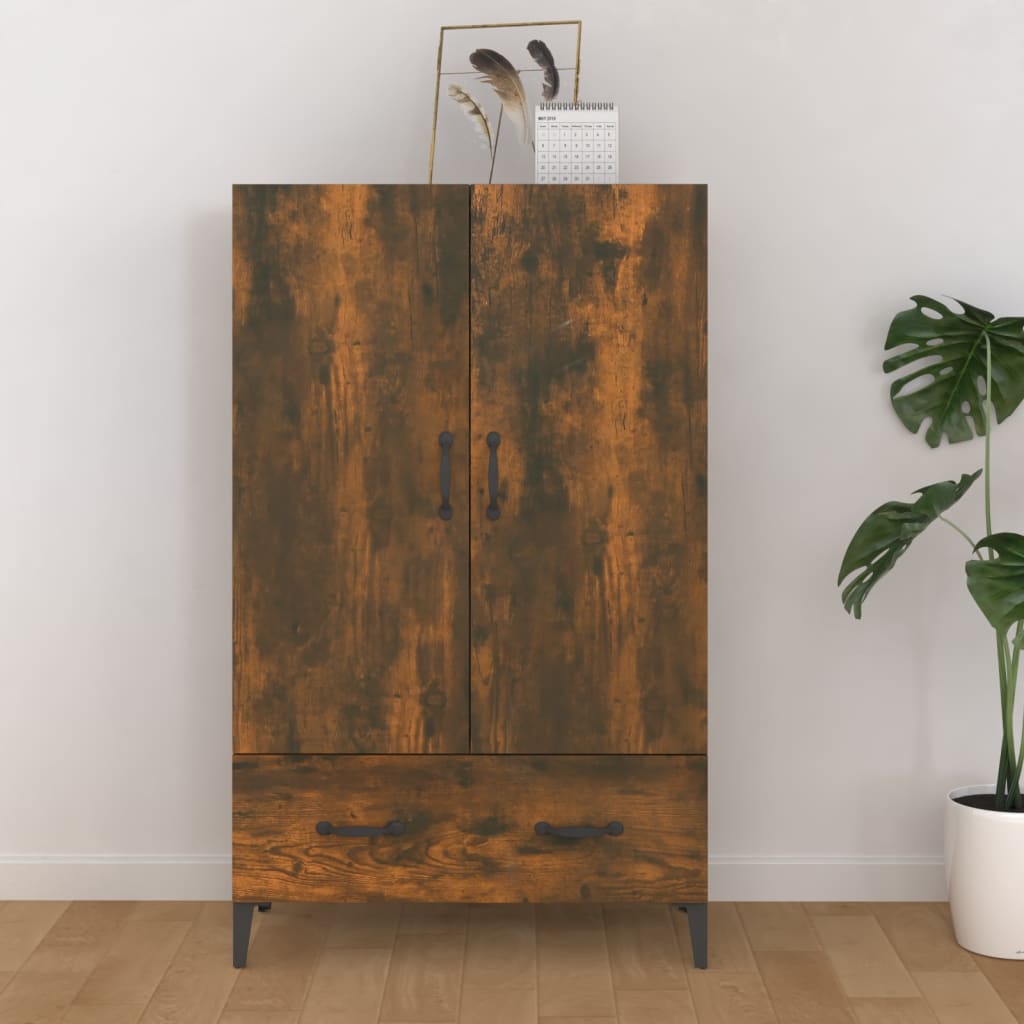 Komoda boja dimljenog hrasta 70 x 31 x 115 cm konstruirano drvo