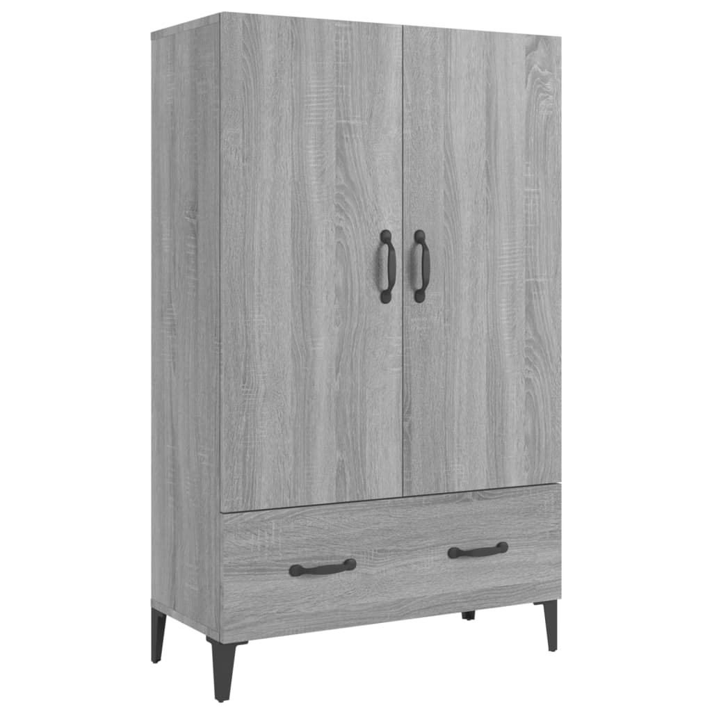 Visoka komoda boja hrasta sonome 70x31x115 cm konstruirano drvo