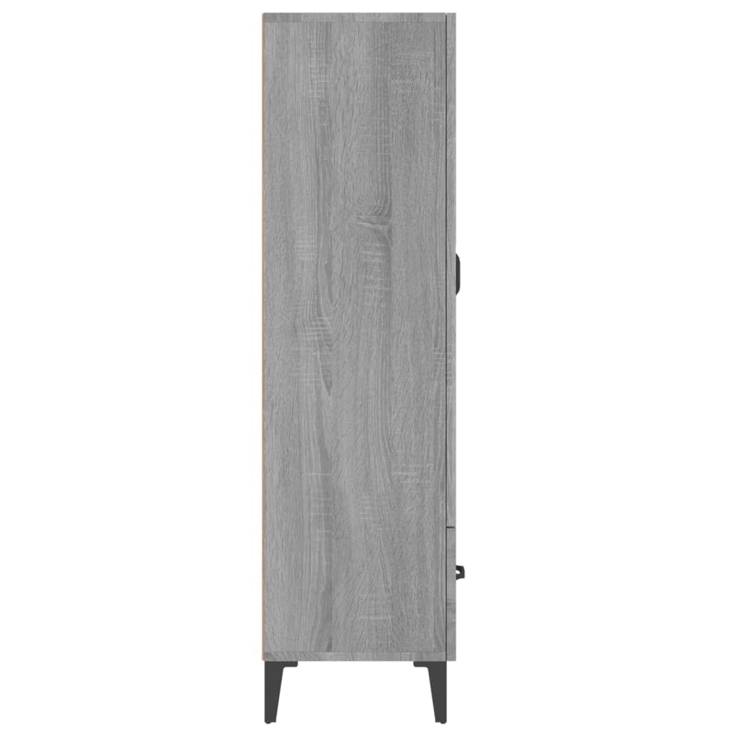 Visoka komoda boja hrasta sonome 70x31x115 cm konstruirano drvo