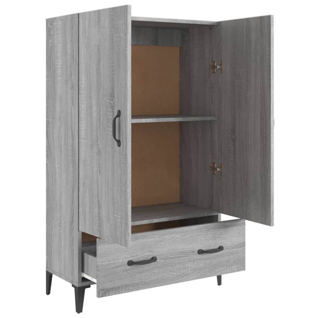 Visoka komoda boja hrasta sonome 70x31x115 cm konstruirano drvo