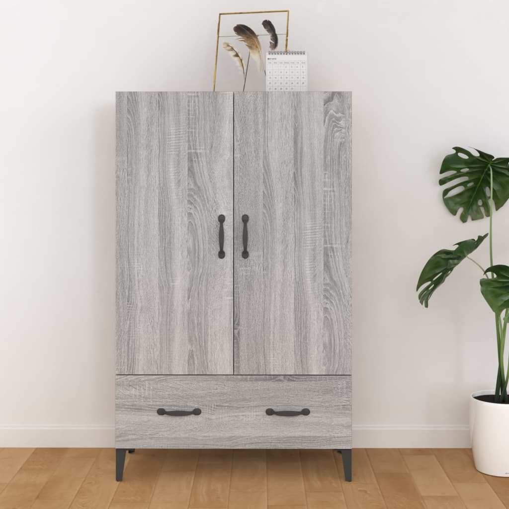 Visoka komoda boja hrasta sonome 70x31x115 cm konstruirano drvo