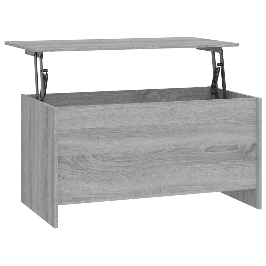 Stolić za kavu sivi hrast 102x55,5x52,5 cm konstruirano drvo