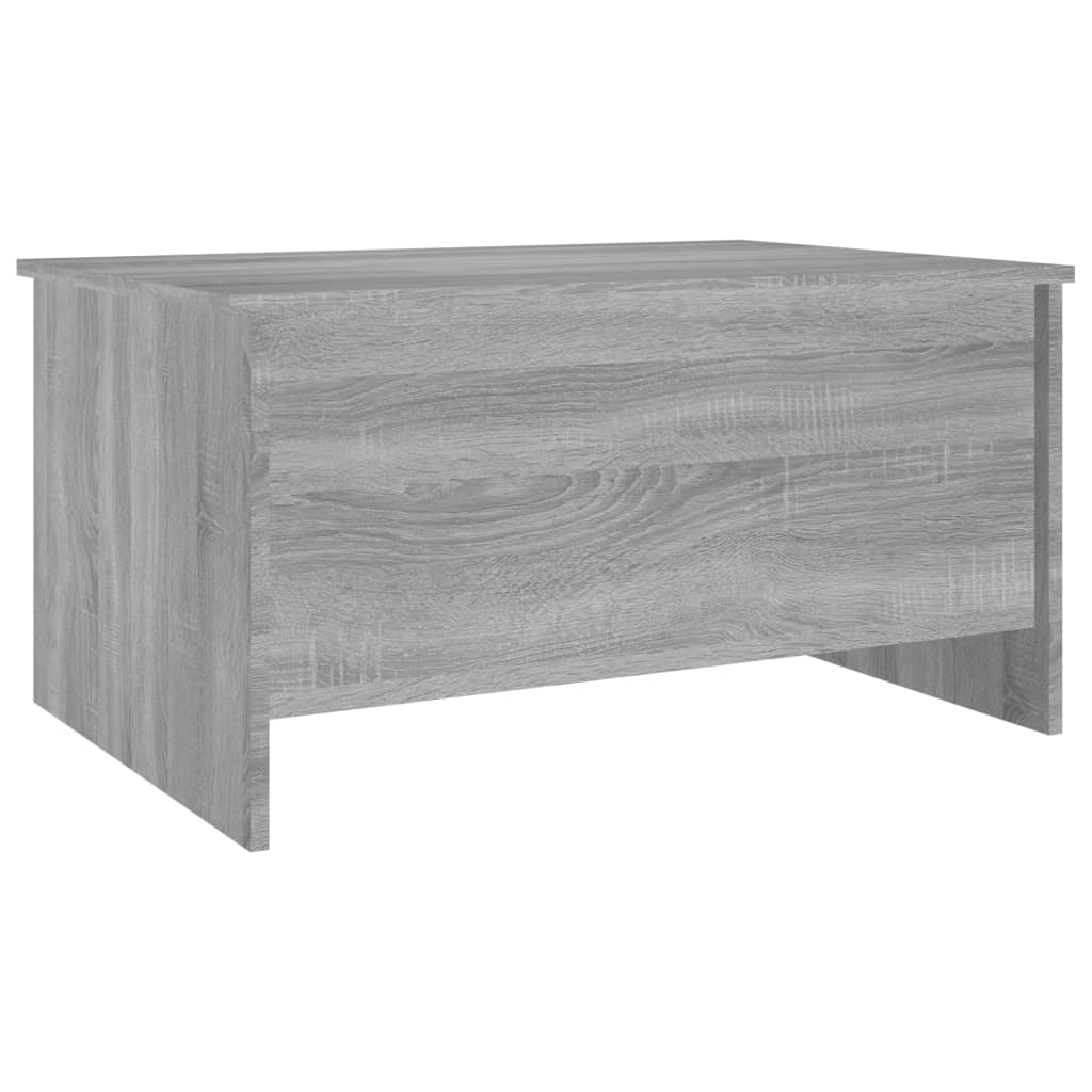 Stolić za kavu sivi hrast 80x55,5x41,5 cm konstruirano drvo