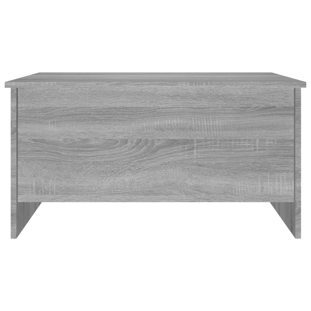 Stolić za kavu sivi hrast 80x55,5x41,5 cm konstruirano drvo