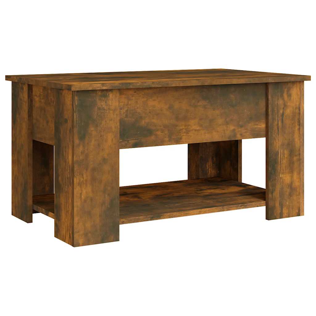 Stolić za kavu boja hrasta 79 x 49 x 41 cm konstruirano drvo