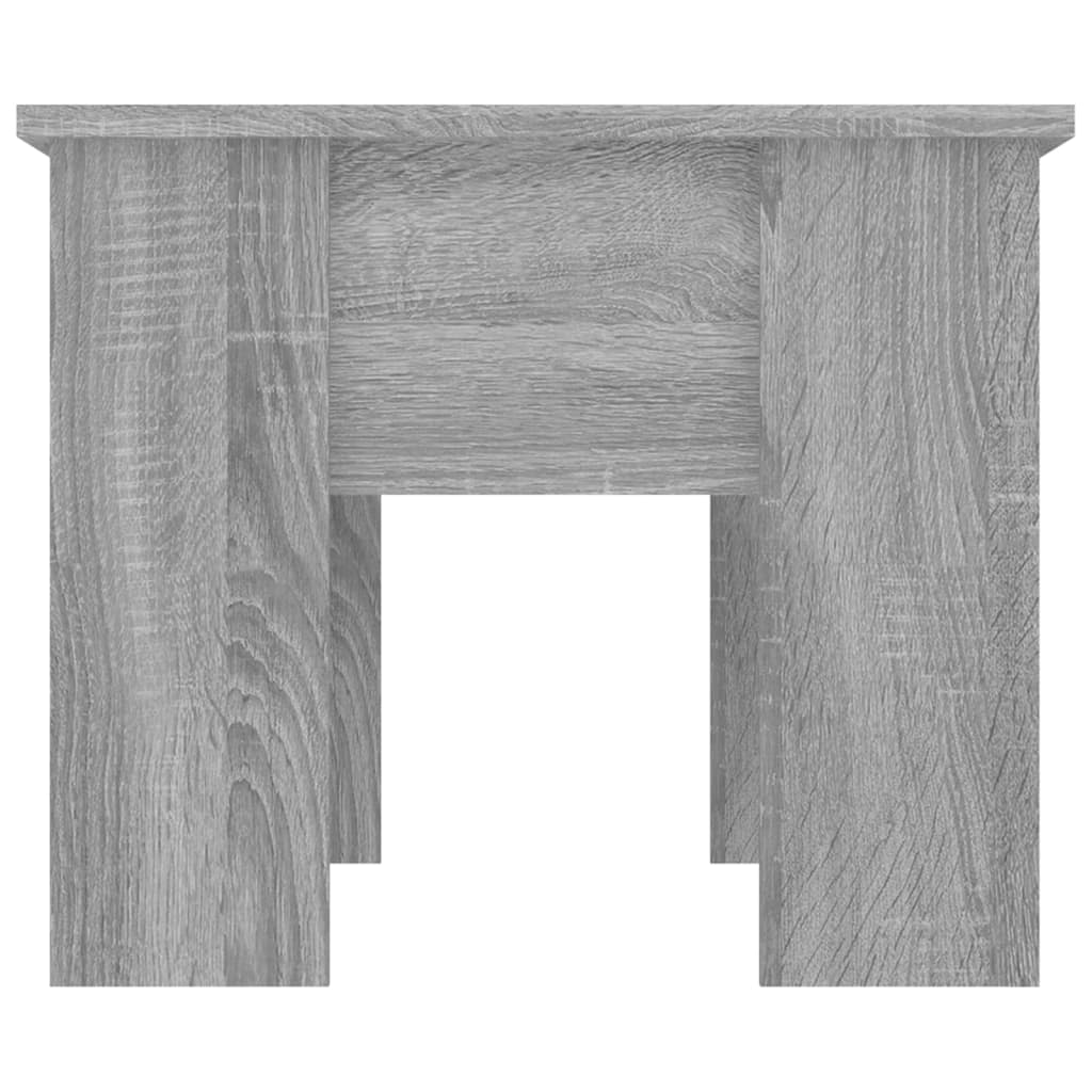 Stolić za kavu siva boja hrasta 79x49x41 cm konstruirano drvo