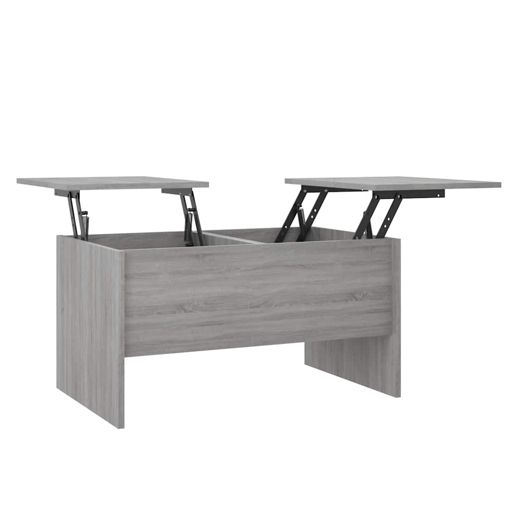 Stolić za kavu boja hrasta 80x50x42,5 cm konstruirano drvo