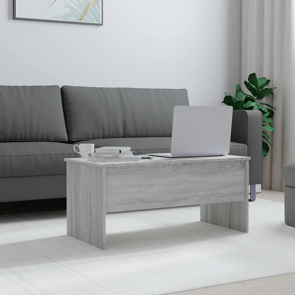 Stolić za kavu boja hrasta 102x50,5x46,5 cm konstruirano drvo
