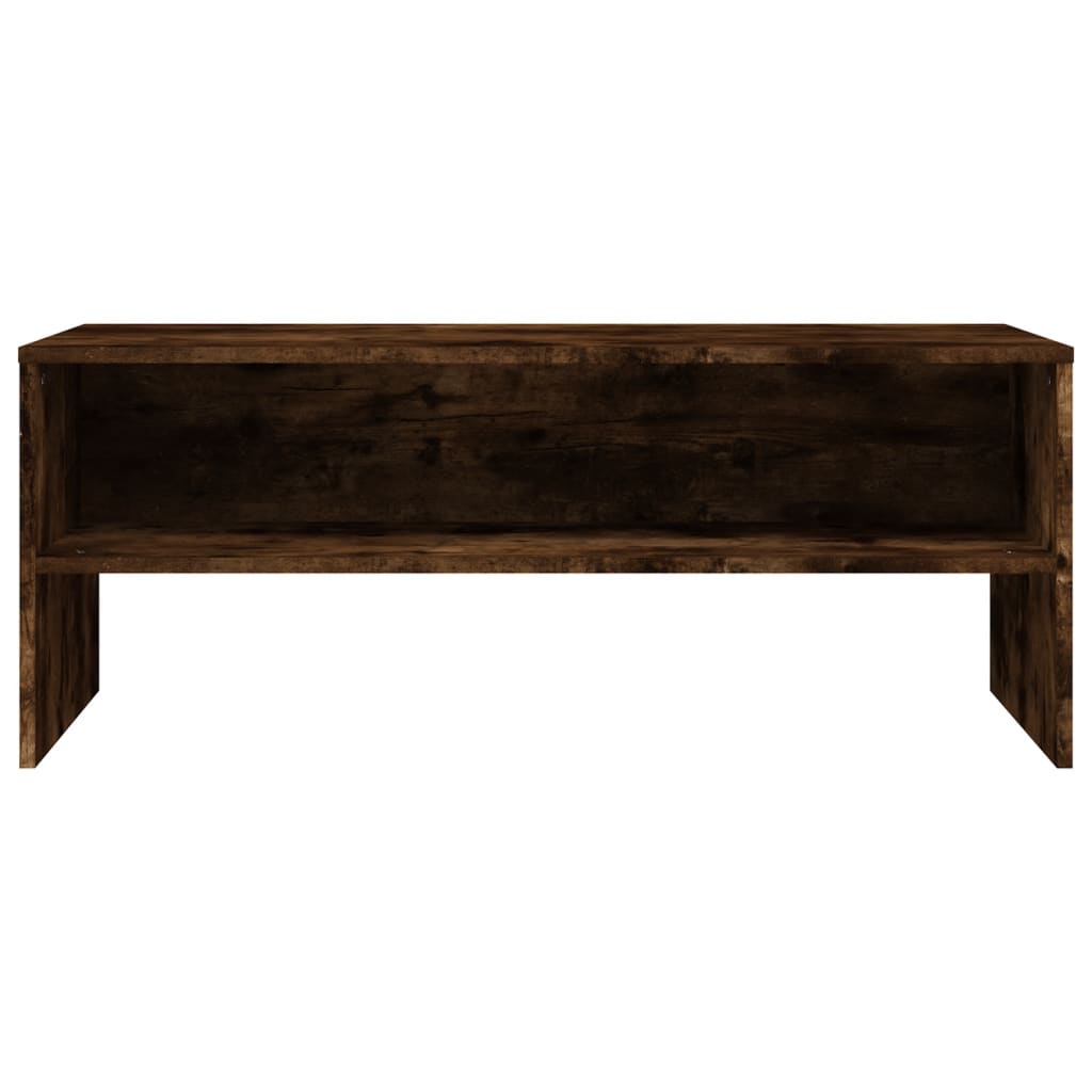 TV ormarić boja dimljenog hrasta 100x40x40 cm konstruirano drvo