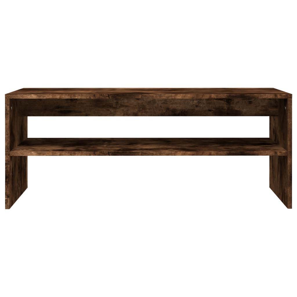 Stolić za kavu boja hrasta 100x40x40 cm od konstruiranog drva