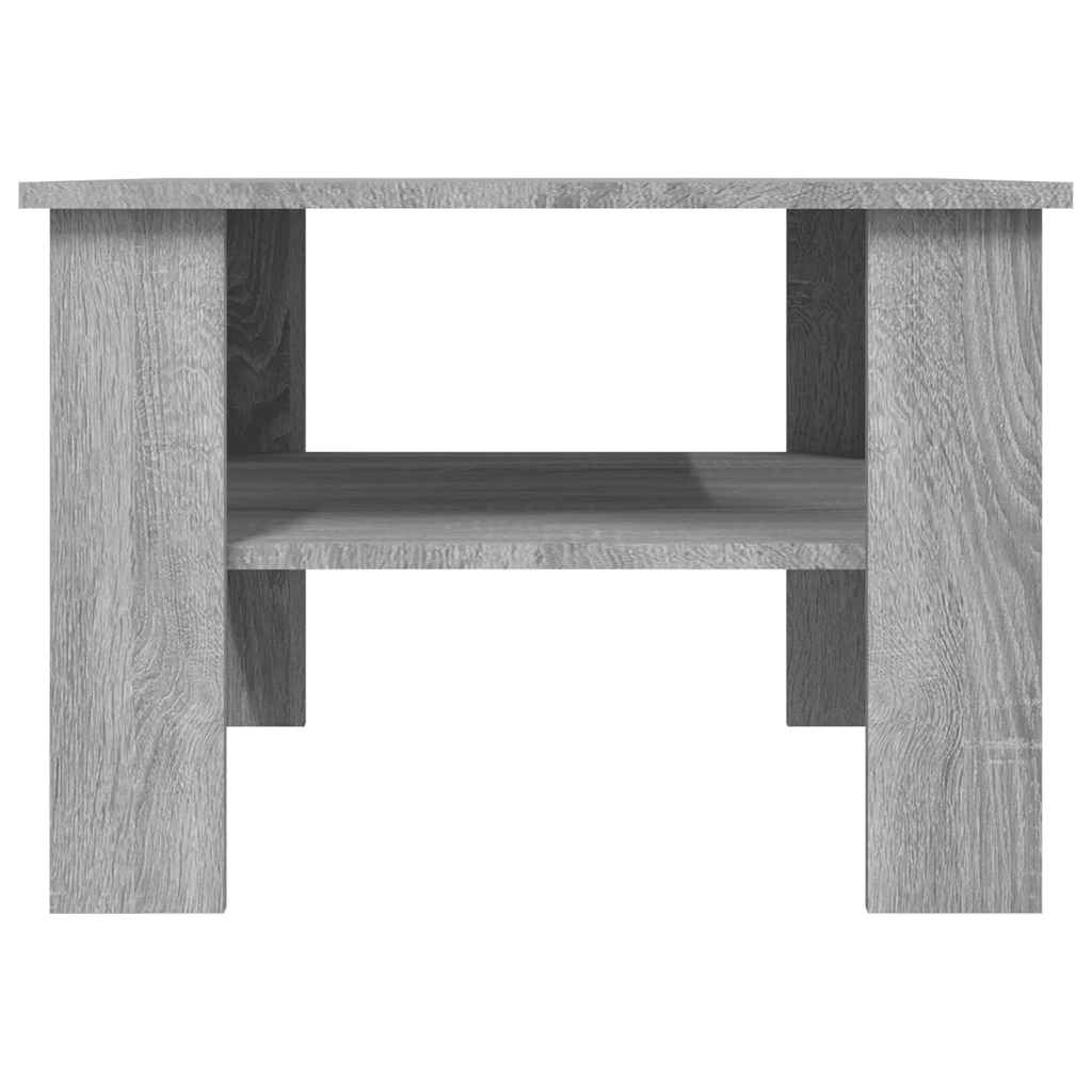 Stolić za kavu boja sivog hrasta 60x60x42 cm konstruirano drvo