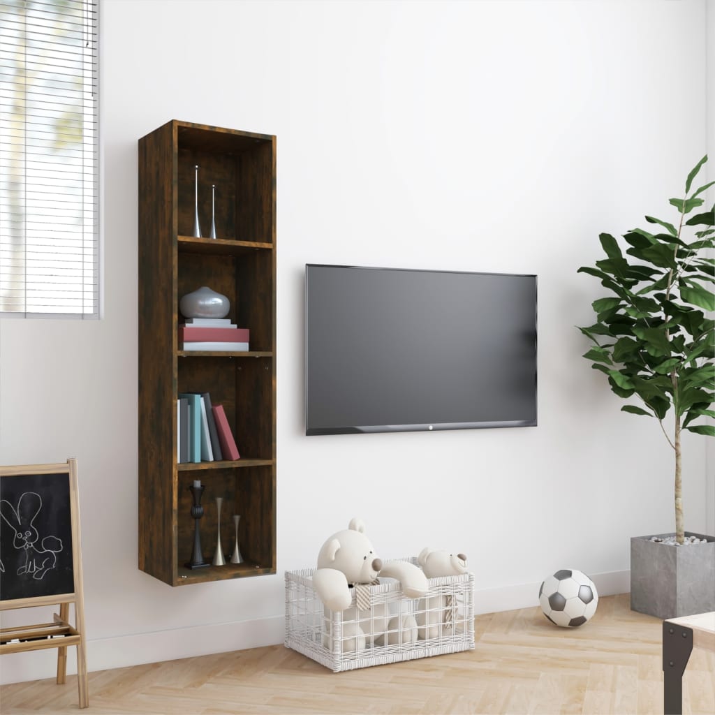 Ormarić za knjige/TV siva boja betona 143 x 30 x 36 cm