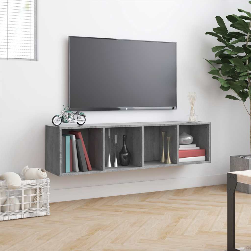 Ormarić za knjige / TV ormarić hrast sonoma 143x30x36 cm drvo