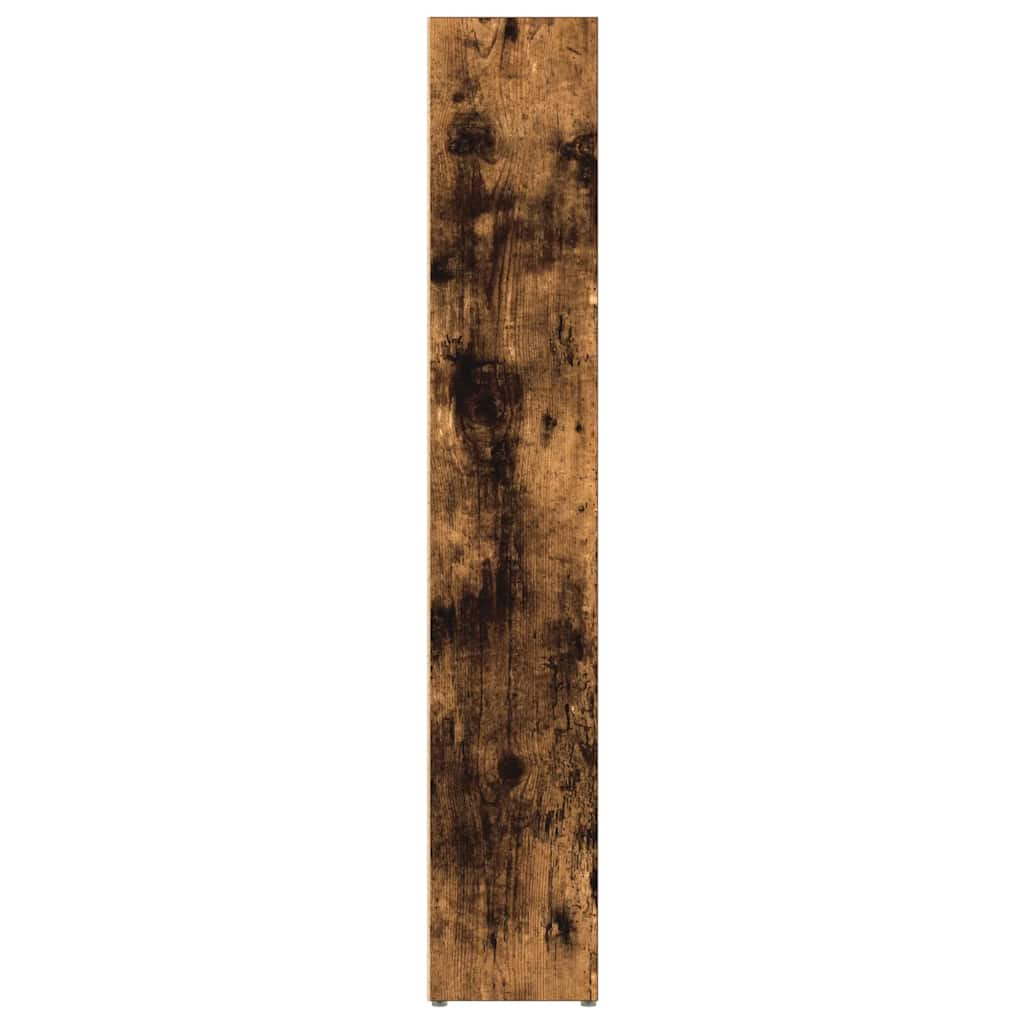 Ormarići za CD-ove 2 kom dimljeni hrast 21x16x93,5 cm drveni