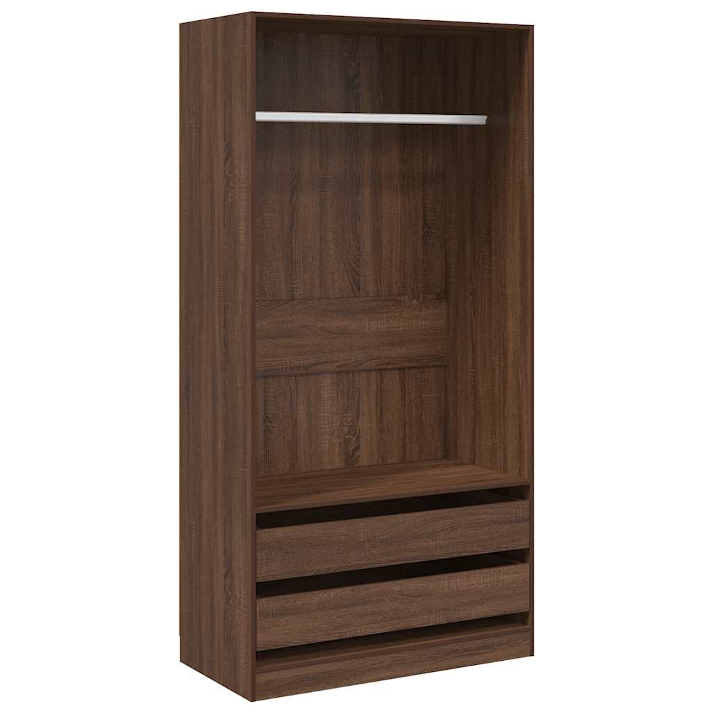 Ormar boja smeđeg hrasta 100 x 50 x 200 cm konstruirano drvo