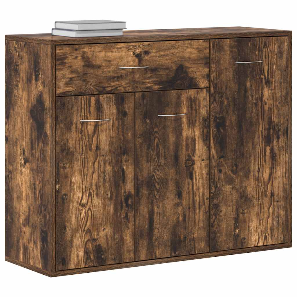 Komoda boja dimljenog hrasta 88x30x70 cm od konstruiranog drva