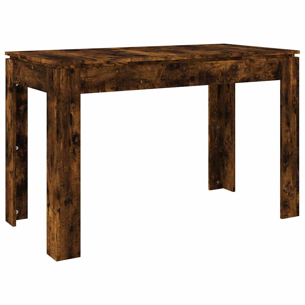 Blagovaonski stol boja dimljenog hrasta 120 x 60 x 76 cm drveni