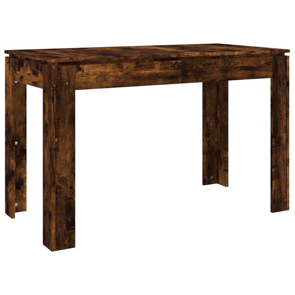 Blagovaonski stol boja dimljenog hrasta 120 x 60 x 76 cm drveni