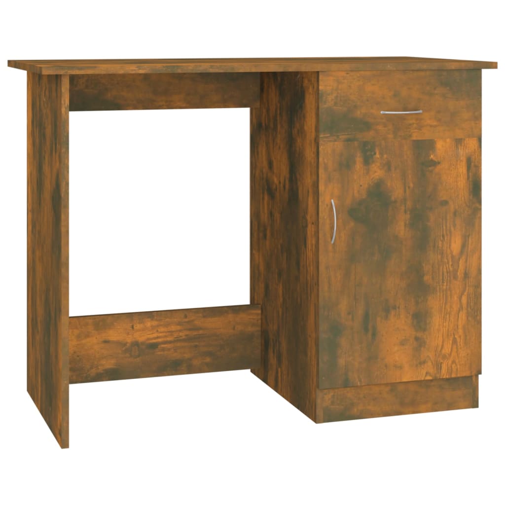 Radni stol boja dimljenog hrasta 100x50x76 cm konstruirano drvo