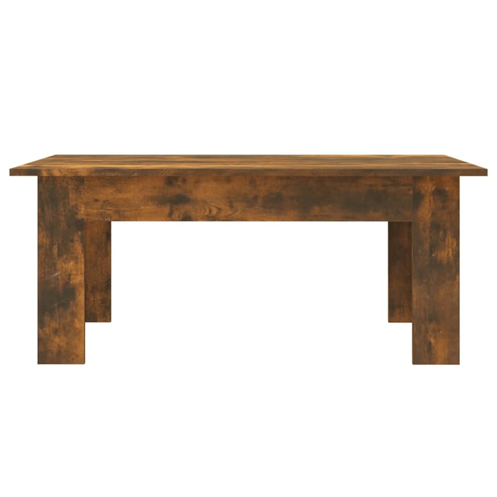 Stolić za kavu dimljeni hrast 100x60x42 cm konstruirano drvo