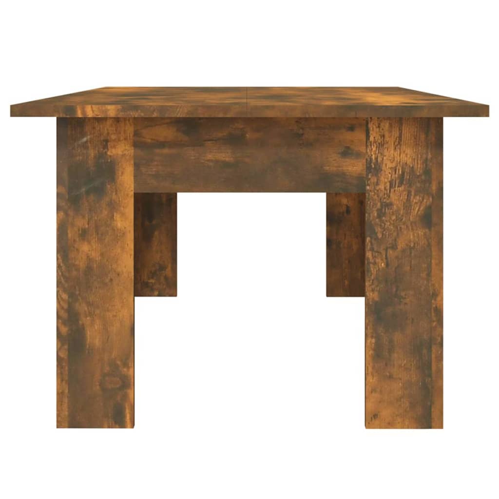 Stolić za kavu dimljeni hrast 100x60x42 cm konstruirano drvo